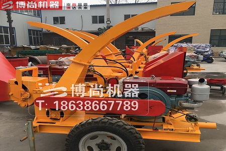 可移動小型園林樹枝粉碎機